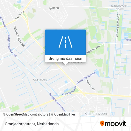Oranjedorpstraat kaart