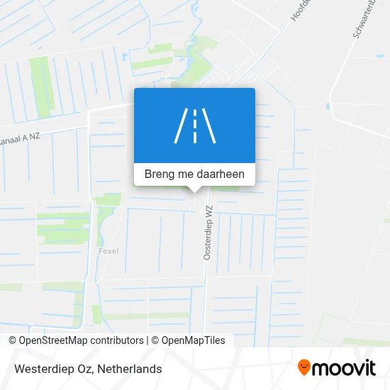 Westerdiep Oz kaart