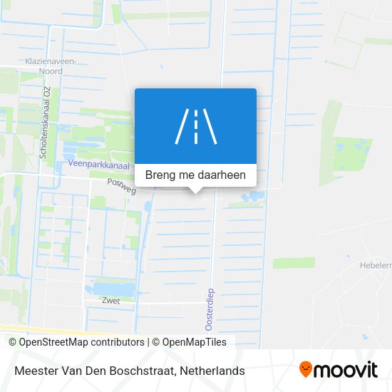 Meester Van Den Boschstraat kaart
