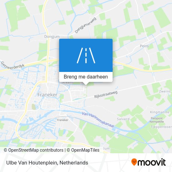 Ulbe Van Houtenplein kaart