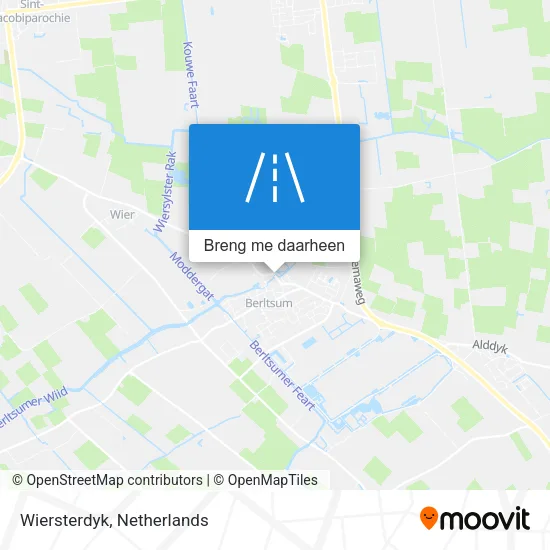 Wiersterdyk kaart