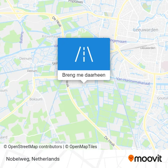 Nobelweg kaart