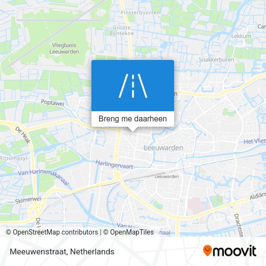 Meeuwenstraat kaart