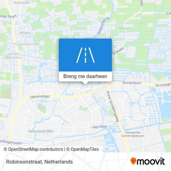 Robinsonstraat kaart