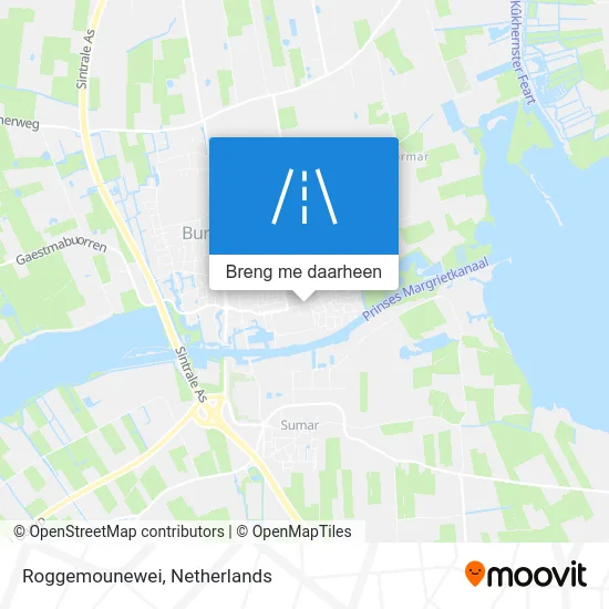 Roggemounewei kaart