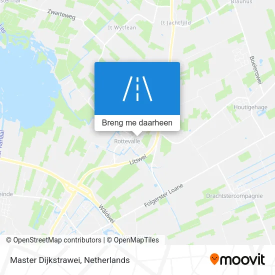 Master Dijkstrawei kaart