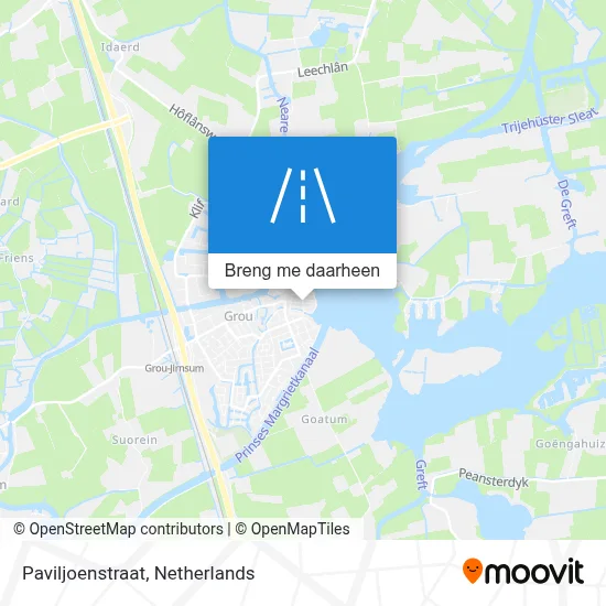 Paviljoenstraat kaart