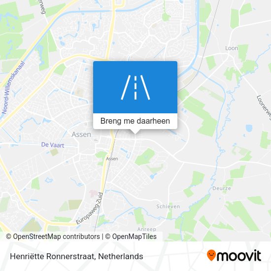 Henriëtte Ronnerstraat kaart