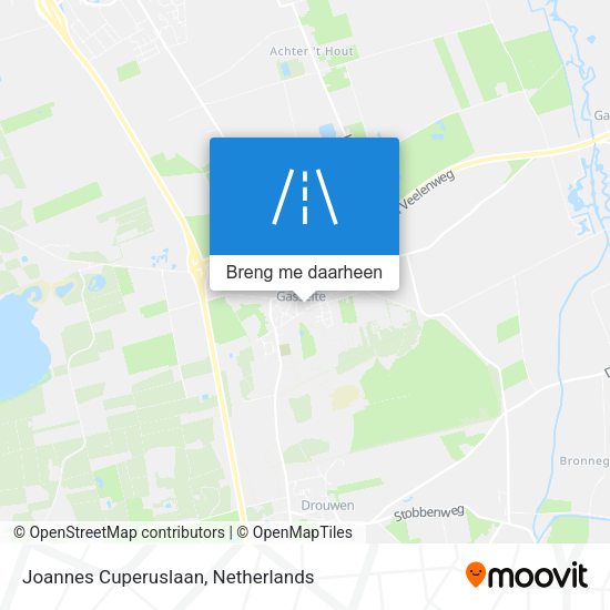 Joannes Cuperuslaan kaart