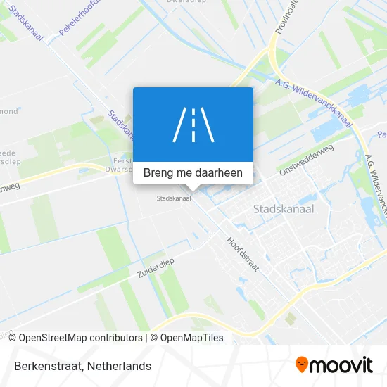 Berkenstraat kaart