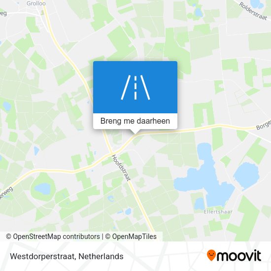 Westdorperstraat kaart