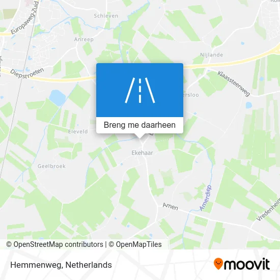 Hemmenweg kaart