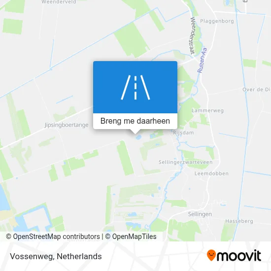 Vossenweg kaart