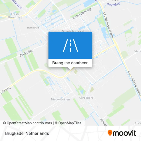 Brugkade kaart