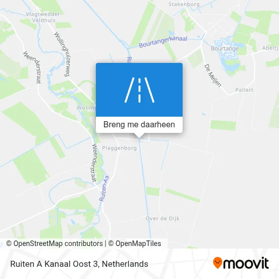 Ruiten A Kanaal Oost 3 kaart