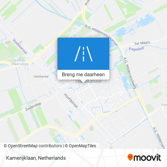 Kamerijklaan kaart