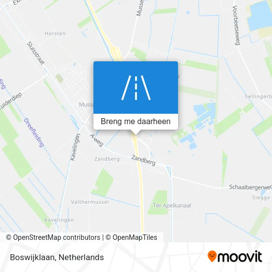 Boswijklaan kaart