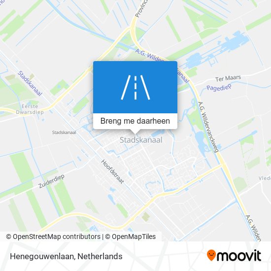 Henegouwenlaan kaart