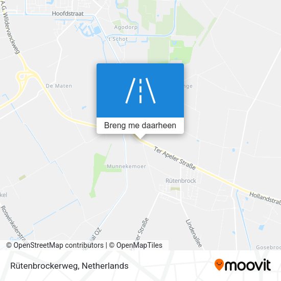 Rütenbrockerweg kaart