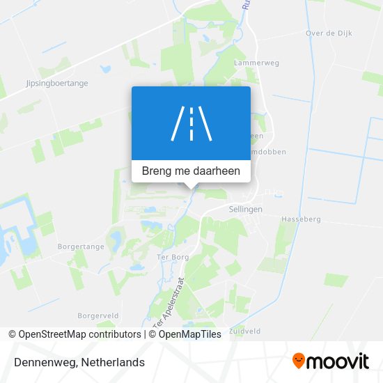 Dennenweg kaart