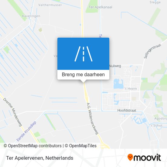 Ter Apelervenen kaart