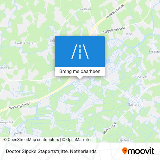 Doctor Sipcke Stapertstrjitte kaart