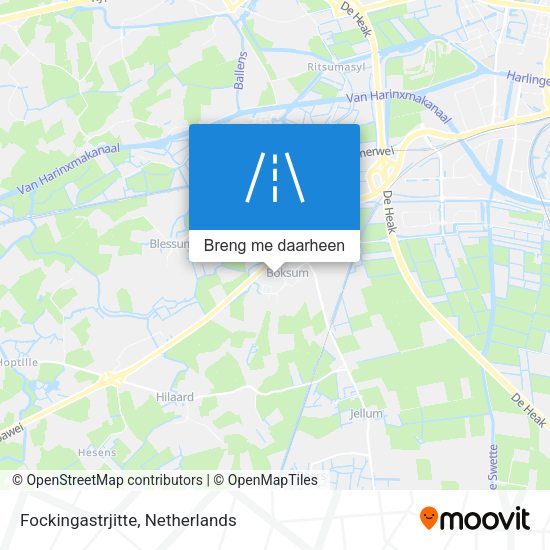 Fockingastrjitte kaart