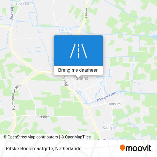 Ritske Boelemastrjitte kaart