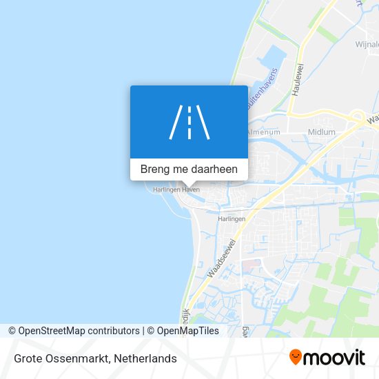 Grote Ossenmarkt kaart