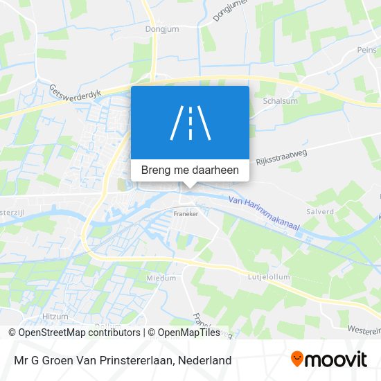 Mr G Groen Van Prinstererlaan kaart