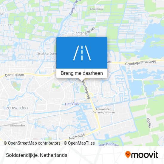 Soldatendijkje kaart