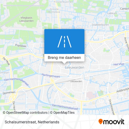 Schalsumerstraat kaart
