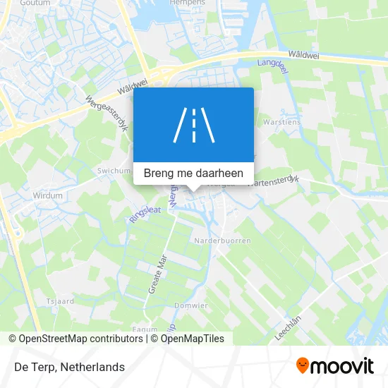 De Terp kaart