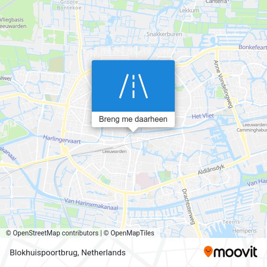 Blokhuispoortbrug kaart