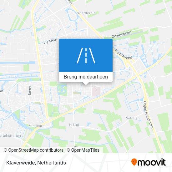 Klaverweide kaart