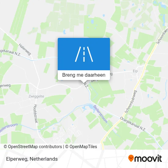 Elperweg kaart