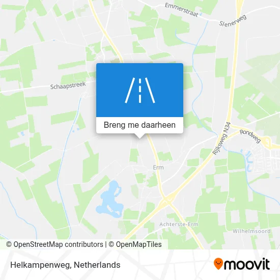 Helkampenweg kaart