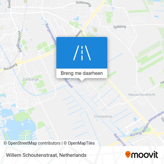 Willem Schoutenstraat kaart