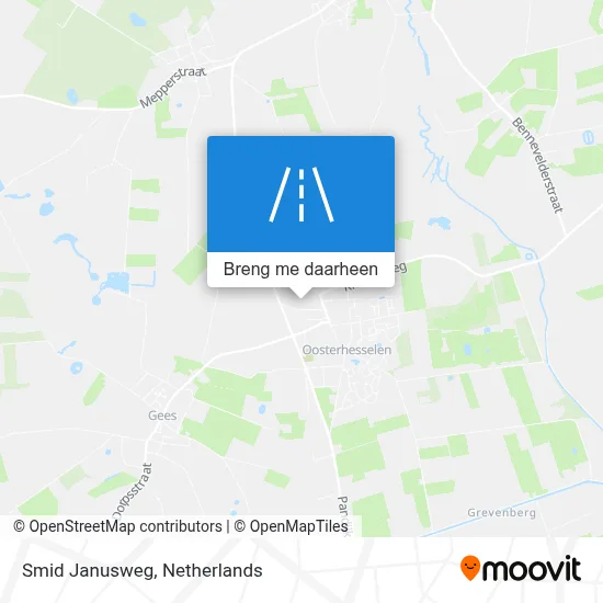 Smid Janusweg kaart