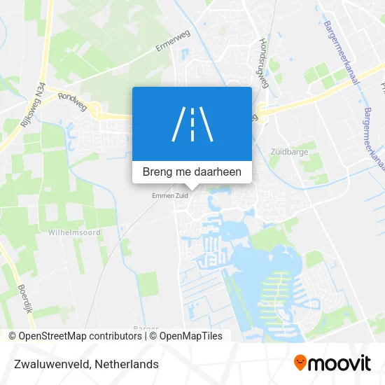 Zwaluwenveld kaart