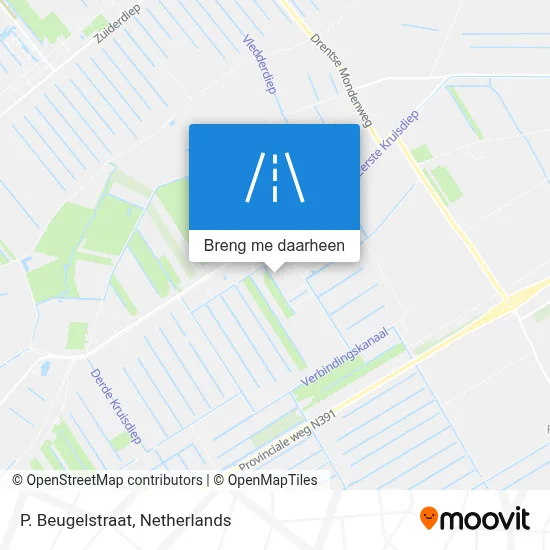 P. Beugelstraat kaart