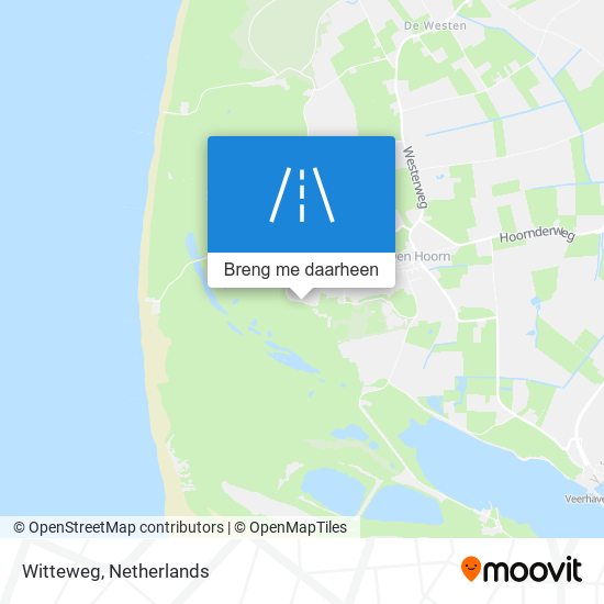 Witteweg kaart