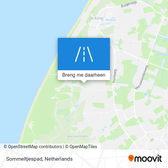 Sommeltjespad kaart