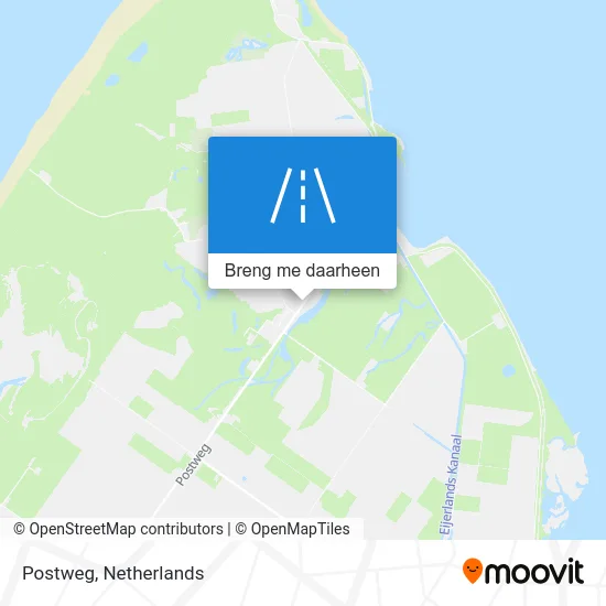 Postweg kaart