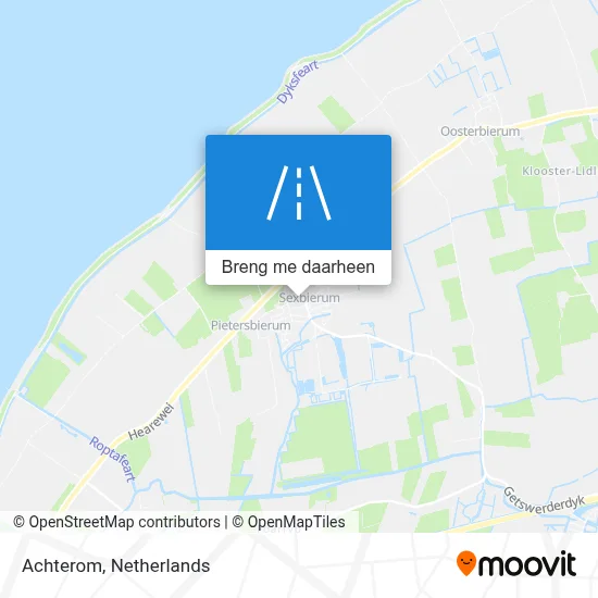 Achterom kaart