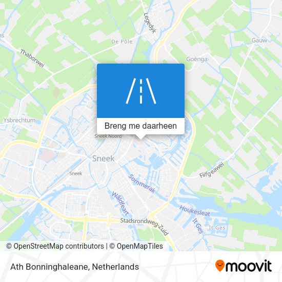 Ath Bonninghaleane kaart