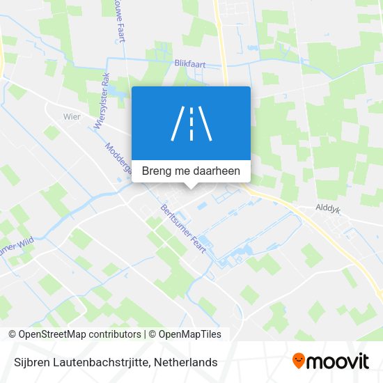 Sijbren Lautenbachstrjitte kaart