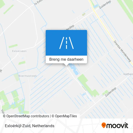 Exloërkijl-Zuid kaart
