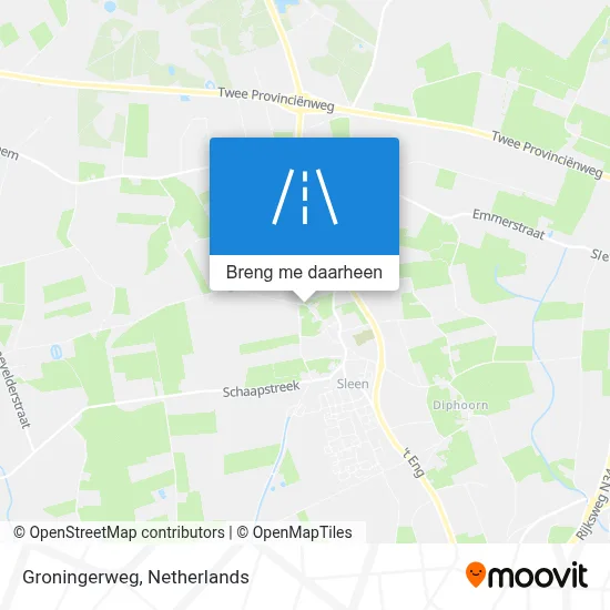 Groningerweg kaart