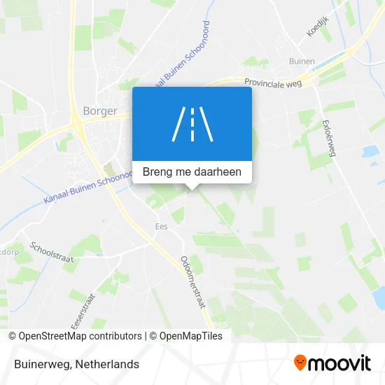 Buinerweg kaart